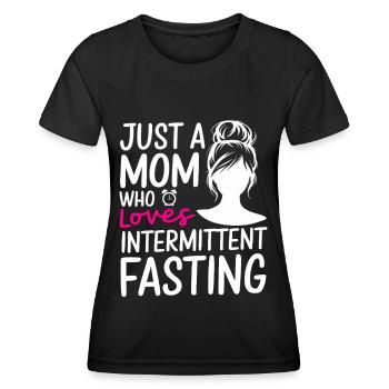 Intermittent fasting Intermittent fasting - Women's Functional T-Shirt - black - Front - AI Model Female 172 light (172cm)