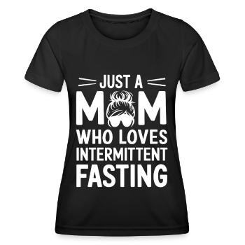 Intermittent fasting Intermittent fasting - Women's Functional T-Shirt - black - Front - AI Model Female 172 light (172cm)