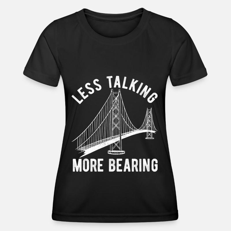 Bridge Engineer Bridge Construction - Women's Functional T-Shirt - black