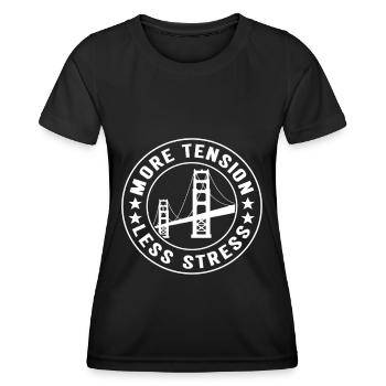Bridge Engineer Bridge Construction - Women's Functional T-Shirt - black - Front - AI Model Female 172 light (172cm)