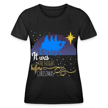 Heilige Drei Könige, Weihnachten - Frauen Funktions-T-Shirt - Schwarz - Vorne - AI Model Female 172 light (172cm)