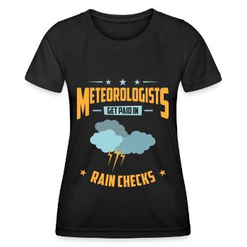 Storm Hunter Tornados Storm Chaser Cadeau - T-shirt sport Femme - noir - Devant - AI Model Female 172 light (172cm)