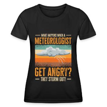 Storm Hunter Tornados Storm Chaser Cadeau - T-shirt sport Femme - noir - Devant - AI Model Female 172 light (172cm)