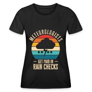 Storm Hunter Tornados Storm Chaser Cadeau - T-shirt sport Femme - noir - Devant - AI Model Female 172 light (172cm)