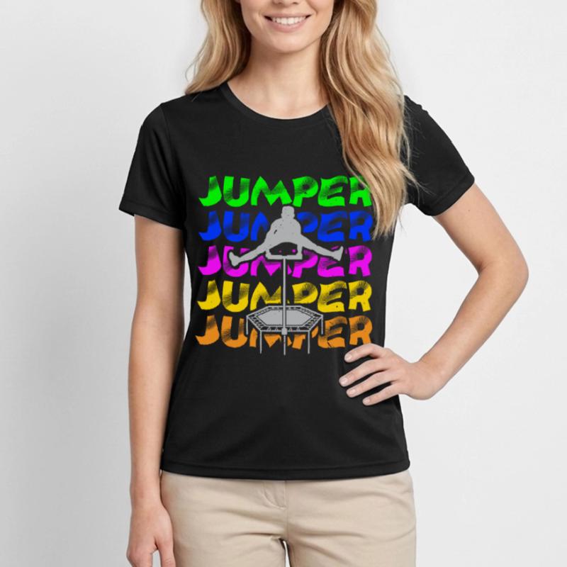Trampoline Jumping Trampoline Trampoline Trampoline Women's Functional T-Shirt