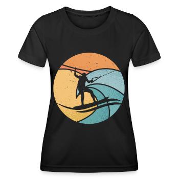Ski nautique Sports nautiques Ski nautique Ski nautique - T-shirt sport Femme - noir - Devant - AI Model Female 172 light (172cm)