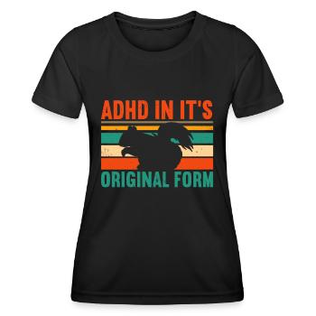 ADHD In Its Adhd Awareness Squirrel - Women's Functional T-Shirt - black - Front - AI Model Female 172 light (172cm)