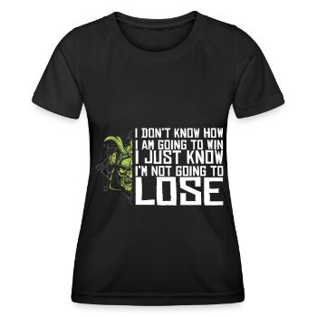 Samurai Quote Japanese Warrior Japan Ninja - Women's Functional T-Shirt - black - Front - AI Model Female 172 light (172cm)