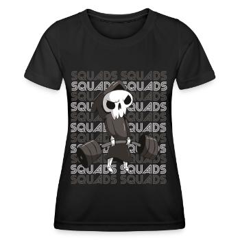 Death Squads Training Motivation Deadlift Fi - Women's Functional T-Shirt - black - Front - AI Model Female 172 light (172cm)