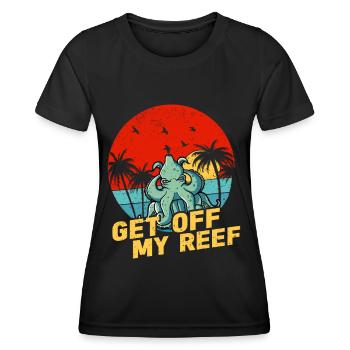 Poulpe Poulpe Tentacule de mer Poulpe Poulpe Poulpe Poulpe - T-shirt sport Femme - noir - Devant - AI Model Female 172 light (172cm)