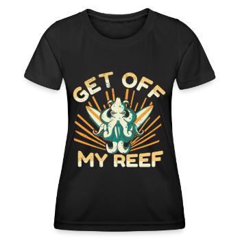 Poulpe Poulpe Tentacule de mer Poulpe Poulpe Poulpe Poulpe - T-shirt sport Femme - noir - Devant - AI Model Female 172 light (172cm)