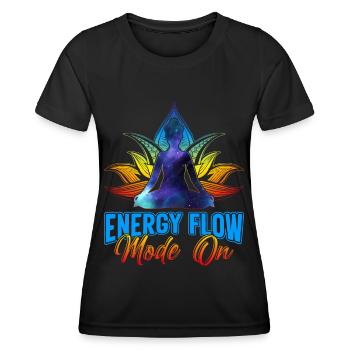 Reiki Praktizierende & Reiki Master - Frauen Funktions-T-Shirt - Schwarz - Vorne - AI Model Female 172 light (172cm)