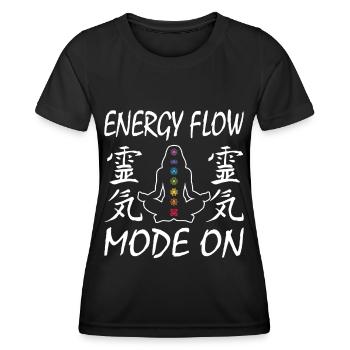 Reiki Praktizierende & Reiki Master - Frauen Funktions-T-Shirt - Schwarz - Vorne - AI Model Female 172 light (172cm)