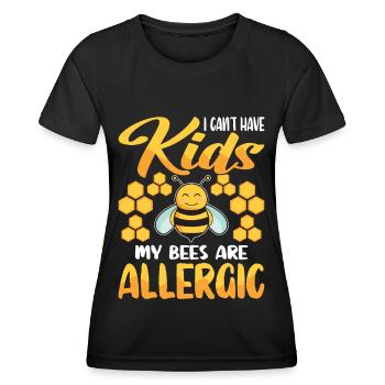 Beekeepers Bees Honey bees Beekeeping - Women's Functional T-Shirt - black - Front - AI Model Female 172 light (172cm)
