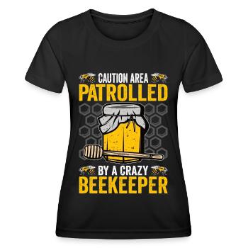 Beekeepers Bees Honey bees Beekeeping - Women's Functional T-Shirt - black - Front - AI Model Female 172 light (172cm)
