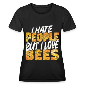 Beekeepers Bees Honey bees Beekeeping - Women's Functional T-Shirt - black - Front - AI Model Female 172 light (172cm)