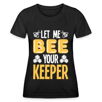 Imker Bienenzüchter Bienen Honigbiene Imkerei - Frauen Funktions-T-Shirt - Schwarz - Vorne - AI Model Female 172 light (172cm)