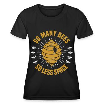 Beekeepers Bees Honey bees Beekeeping - Women's Functional T-Shirt - black - Front - AI Model Female 172 light (172cm)