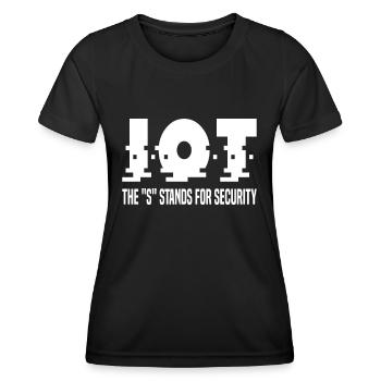 Internet Of Things IOT Programmierer Admin IT - Frauen Funktions-T-Shirt - Schwarz - Vorne - AI Model Female 172 light (172cm)