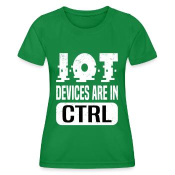 Internet Of Things IOT Programmierer Admin IT - Frauen Funktions-T-Shirt - Kelly Green - Vorne - AI Model Female 172 dark (172cm)