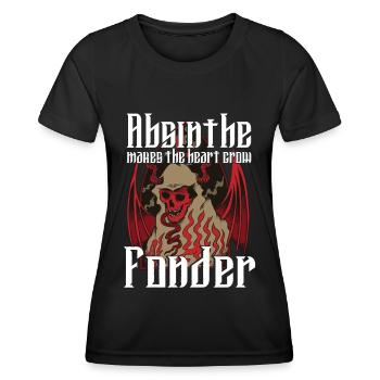 Satan Beelzebub Teufel Gothic Pentagram Mystisch - Frauen Funktions-T-Shirt - Schwarz - Vorne - AI Model Female 172 light (172cm)