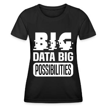 Internet Of Things IOT Programmer Admin IT - Women's Functional T-Shirt - black - Front - AI Model Female 172 light (172cm)