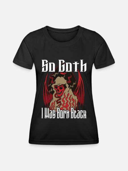 Satan Beelzebub Teufel Gothic Pentagram Mystisch - Frauen Funktions-T-Shirt - Schwarz