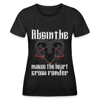 Satan Beelzebub Teufel Gothic Pentagram Mystisch - Frauen Funktions-T-Shirt - Schwarz - Vorne - AI Model Female 172 light (172cm)