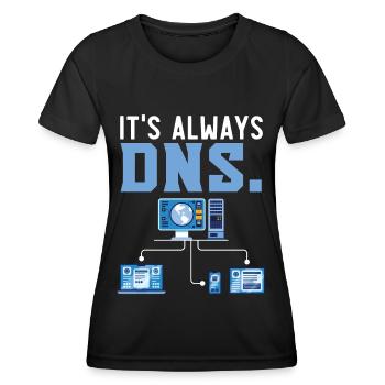 Aus Ein Haben Sie einen Neustart versucht? - Frauen Funktions-T-Shirt - Schwarz - Vorne - AI Model Female 172 light (172cm)
