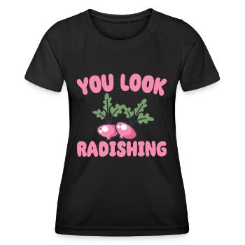 Farmer Farmer Farmer Farm Country Egg Fieldwork - Women's Functional T-Shirt - black - Front - AI Model Female 172 light (172cm)