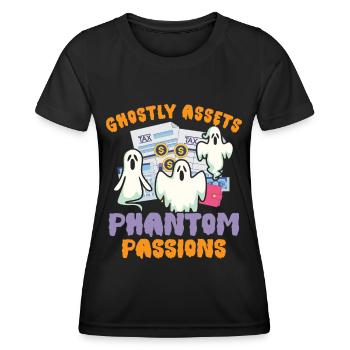 Ghostly Fortune Fantastic Passions - Women's Functional T-Shirt - black - Front - AI Model Female 172 light (172cm)