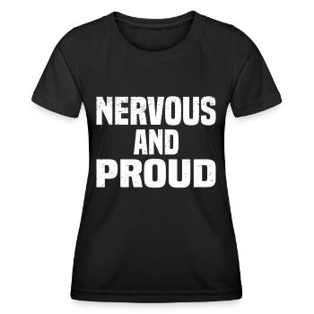 Misanthrop Menschenhasser Asozial Introvertiert - Frauen Funktions-T-Shirt - Schwarz - Vorne - AI Model Female 172 light (172cm)
