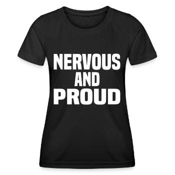 Misanthrop Menschenhasser Asozial Introvertiert - Frauen Funktions-T-Shirt - Schwarz - Vorne - AI Model Female 172 light (172cm)