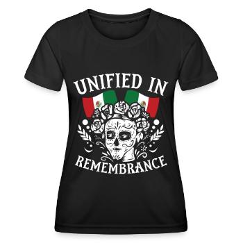 Unified In Remembrance Dia De Muertos - Women's Functional T-Shirt - black - Front - AI Model Female 172 light (172cm)