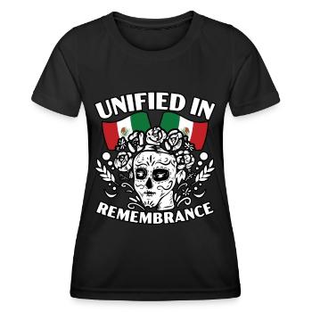 Unified In Remembrance Dia De Muertos - Women's Functional T-Shirt - black - Front - AI Model Female 172 light (172cm)