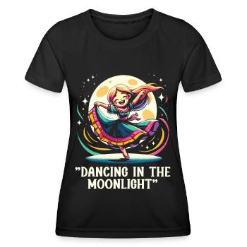 Songtexte Musikliebhaber Songwriter Musikfestival - Frauen Funktions-T-Shirt - Schwarz - Vorne - AI Model Female 172 light (172cm)