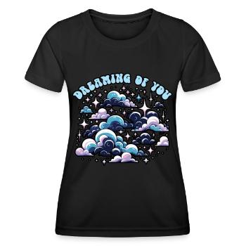Paroles Mélomanes Auteurs-compositeurs Festival de musique - T-shirt sport Femme - noir - Devant - AI Model Female 172 light (172cm)