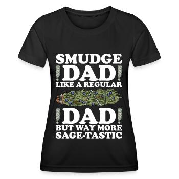 Smudging Smudge Spiritual Healing Incense - Women's Functional T-Shirt - black - Front - AI Model Female 172 light (172cm)