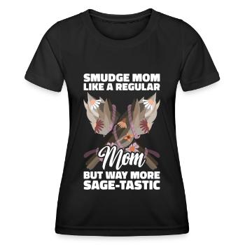 Smudging Smudge Spiritual Healing Incense - Women's Functional T-Shirt - black - Front - AI Model Female 172 light (172cm)