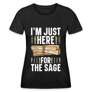 Smudging Smudge Spiritual Healing Incense - Women's Functional T-Shirt - black - Front - AI Model Female 172 light (172cm)