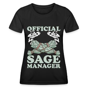 Smudging Smudge Spiritual Healing Incense - Women's Functional T-Shirt - black - Front - AI Model Female 172 light (172cm)