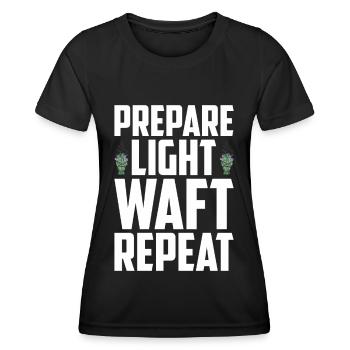 Smudging Smudge Spiritual Healing Incense - Women's Functional T-Shirt - black - Front - AI Model Female 172 light (172cm)
