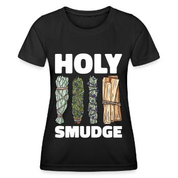 Smudging Smudge Spiritual Healing Incense - Women's Functional T-Shirt - black - Front - AI Model Female 172 light (172cm)