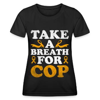 COPD Awareness Lung Disease COPD Krieger - Women's Functional T-Shirt - black - Front - AI Model Female 172 light (172cm)