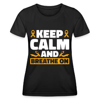COPD Awareness Lung Disease COPD Krieger - Women's Functional T-Shirt - black - Front - AI Model Female 172 light (172cm)