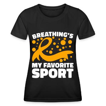 COPD Awareness Lung Disease COPD Krieger - Women's Functional T-Shirt - black - Front - AI Model Female 172 light (172cm)