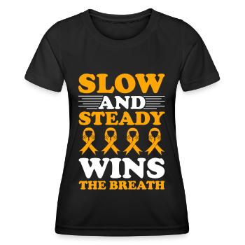 COPD Awareness Lung Disease COPD Krieger - Women's Functional T-Shirt - black - Front - AI Model Female 172 light (172cm)