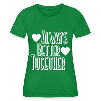 Relation d’amitié - T-shirt sport Femme - vert - Devant - AI Model Female 172 dark (172cm)