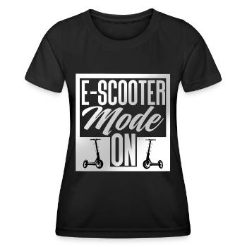 E Scooter Scooter Scooter Scooter électrique - T-shirt sport Femme - noir - Devant - AI Model Female 172 light (172cm)