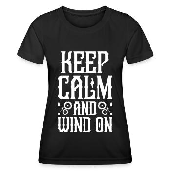 Horloger Horloger Horologues - T-shirt sport Femme - noir - Devant - AI Model Female 172 light (172cm)